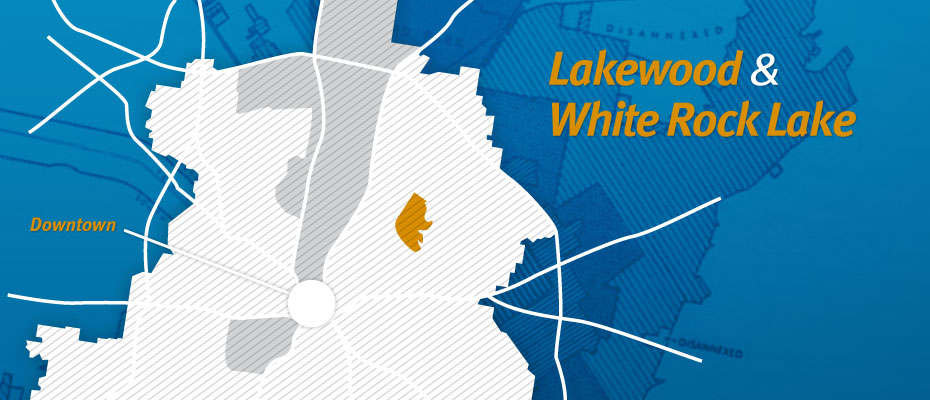 Lakewood/White Rock Map